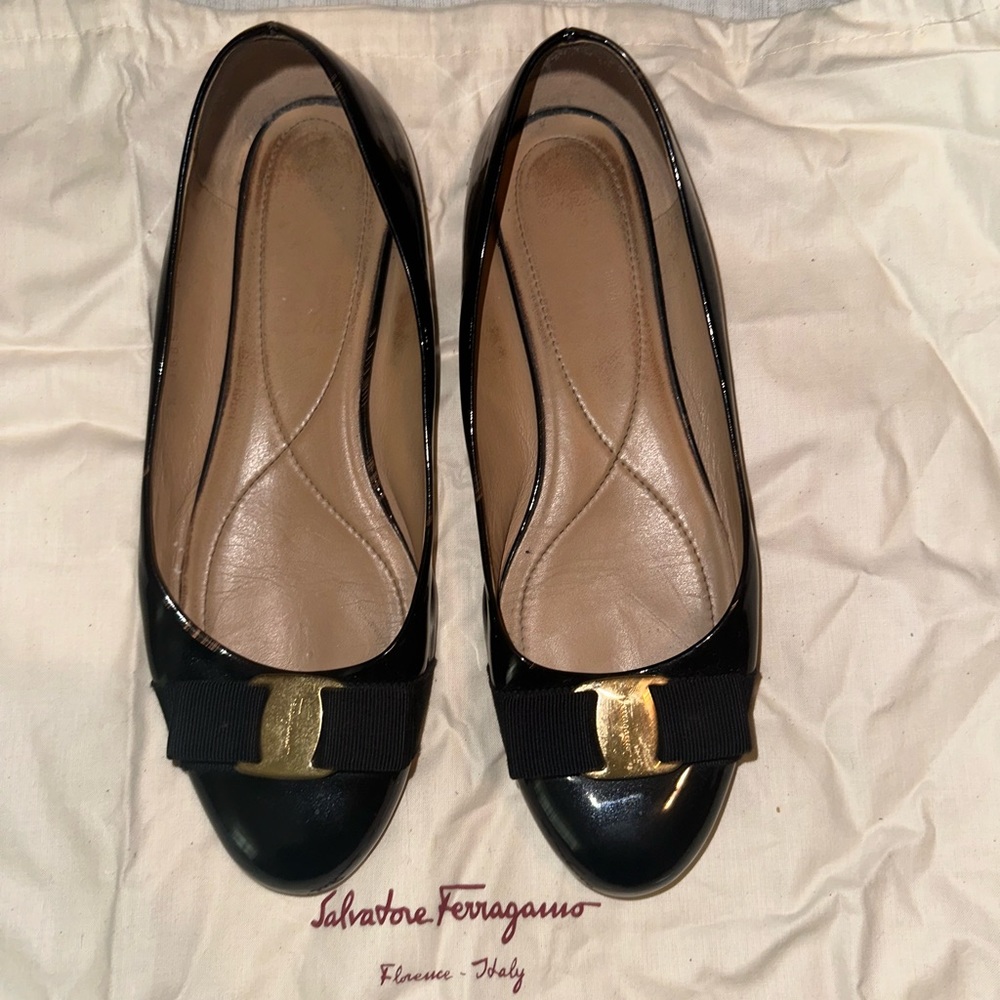 FERRAGAMO VARA BALLET FLATS